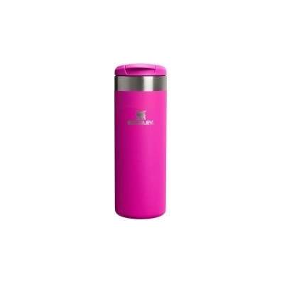 STANLEY 1913 Aerolight Transit Thermo Mug 0.47L - Keeps Hot for 6 Hours - Dishwasher Safe - Coffee Mug To Go Leak-Proof - Compatible with Common Car Drink Holders - Violet Blossom - 100000112422