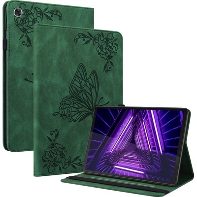 Vsechnonamobil 57498 ART Zaklápací obal Lenovo Tab M10 Plus TB-X606F TB-X606L ZA5T0081CZ ZA5V0206CZ BUTTERFLY zelený