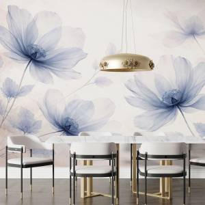 Art Gift Decor Фототапет нежни сини цветя