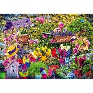 Bluebird Puzzle - Puzzle Welcome to Our Garden - 1 000 piese