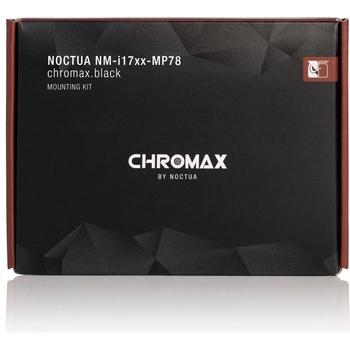 Noctua Охладител за процесор Noctua - NM-i17xx-MP78-chromax. black (NM-I17XX-MP78-CHROMAX.BLACK)