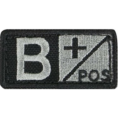 CONDOR OUTDOOR Nášivka krvná skupina B POS VELCRO FOLIAGE