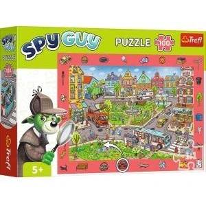 Trefl Puzzle100 Observational - Spy Guy City TREFL