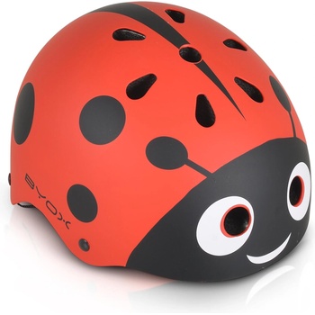 BYOX Каска Skate Y09 (48-54 cm) Ladybug (112355)