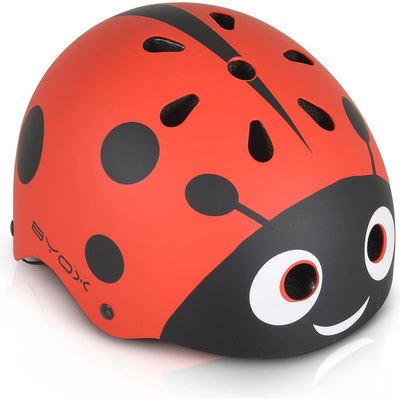 BYOX Каска Skate Y09 (48-54 cm) Ladybug (112355)