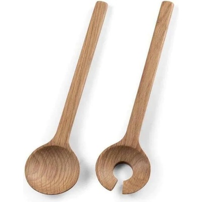 Bitz Комплект лъжици за салата 24 см, дъб, Bitz (BITZ224417)