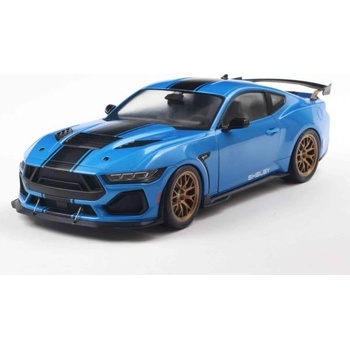 Image 1 of Solido 1: 18 shelby mustang super snake grabber blue МЕТАЛИК