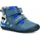 D.D.Step Barefoot zimní boty W070-52893 Royal Blue