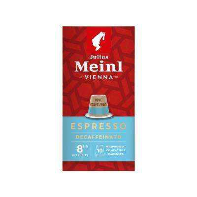 Julius Meinl Компостируеми кафе капсули без кофеин Julius Meinl INSPRESSO Espresso Decaf за Nespresso 10 бр