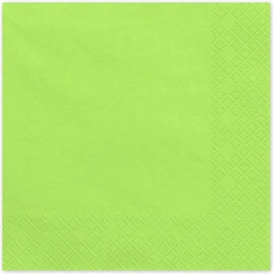 PartyDeco Хартиени салфетки светлозелени (sp33-109-102)