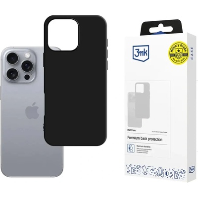 3mk Protection 3mk Matt Case за iPhone 16 Pro - черен (5903108579582)