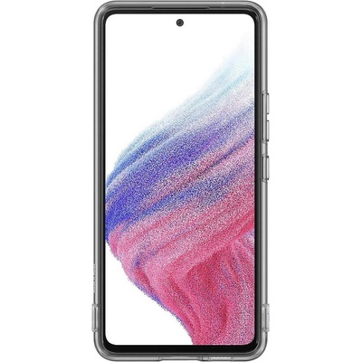 Samsung Оригинален Гръб Samsung Soft Clear Cover за Galaxy A53 5G - Черен, EF-QA536TBE (8806094243505)