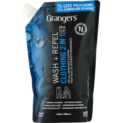 GRANGERS WASH AND REPEL CLOTHING 2 IN 1 ECO POUCH 1000 ml