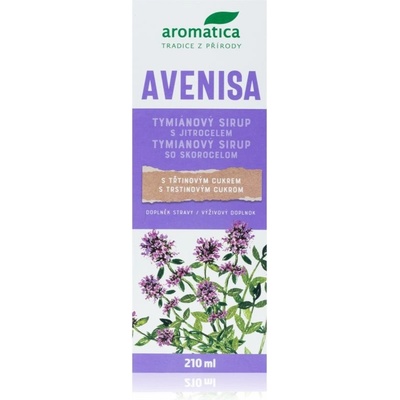 AROMATICA Avenisa tymiánový sirup+jitrocel 210 ml