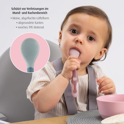 Reer 23033 Reer огъващи се прибори за хранене сини (4013283230336)