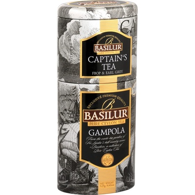 Basilur 2v1 Captains Gampola plech 30 g & 75 g
