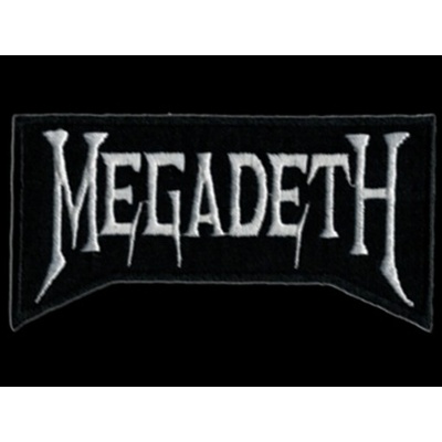 Nášivka MEGADETH vyšívaná zažehlovací