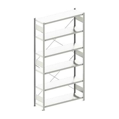 META zásuvný regál základní 2500x1300x400 mm, nosn. 230 kg