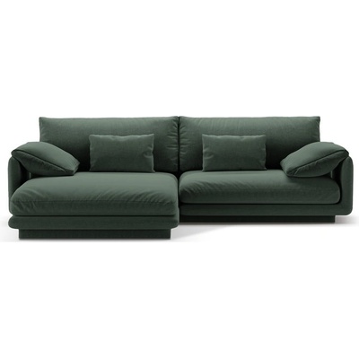 Micadoni Тъмнозелен ъглов диван (ляв ъгъл) Torino - Micadoni Home (MIC_LC_211_F1_TORINO3)