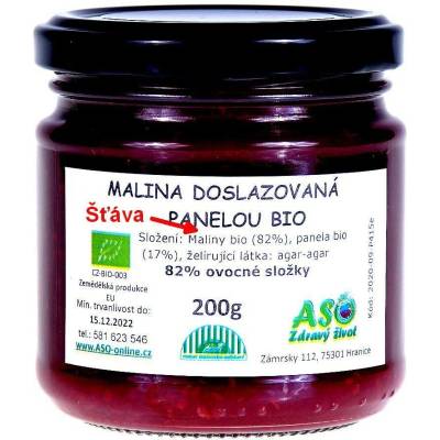 ASO - Zdravý život Malina doslazovaná panelou bio premium 200g