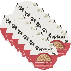 Applaws Котка пиле и патица 12 x 60 г
