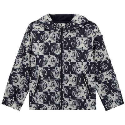 Детско яке Guess - Детско яке Guess - С щампи, тъмносиньо, 6-9 м (20252-N5GL01-WCFM0-P71M-6-9)