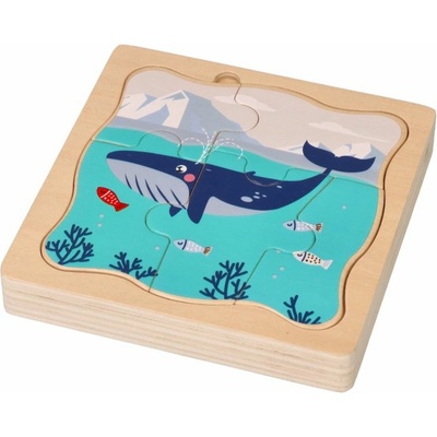 Adam Toys vrstvené puzzle Antarktída
