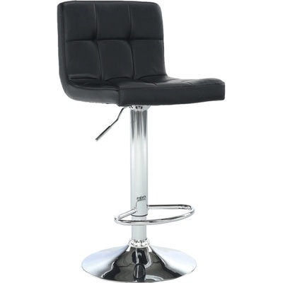 Kondela KANDY NEW černá ekokůže / chrom