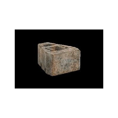 GEOSTONE miniFLAT 1/4 hladký Skořicovo-černá