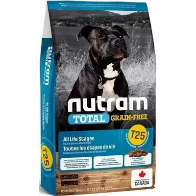 T25 Nutram Total Grain Free Salmon Trout Dog 2 x 11,4 kg