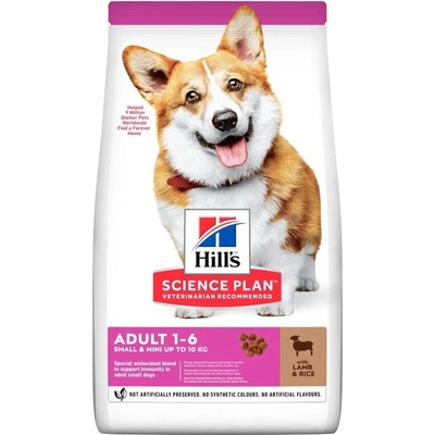 Hill's HILL'S Adult Small & Mini Lamb with rice Суха храна за кучета, за възрастни, малки и мини породи, агнешко с ориз, 1.5 kg