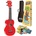 Mahalo MR1 Essential Pack Red Сопрано укулеле (MR1RDK)