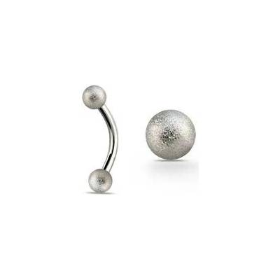Piercingate piercing do obočí s kuličkami POB00198