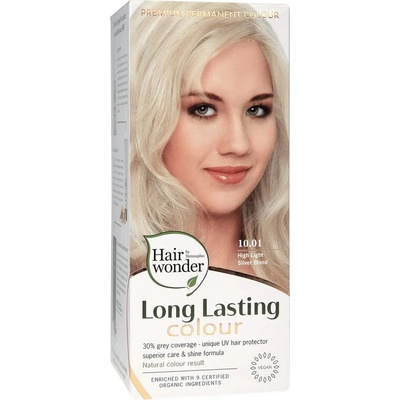 Hairwonder Long Lasting Colour 10.01 High Light Silver Blond – velmi světlá stříbrná blond