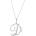 Silenti Jewelry Сребърно колие "Д