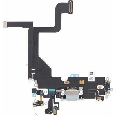 Nabíjací obvod + Flex kábel iPhone 13 Pro - strieborný IPH0290