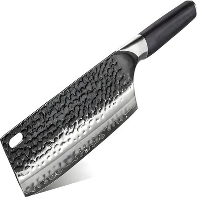 HARAHU Дамаски кухненски нож HA-38019 - Cleaver / Черен KP38019 (HA-38019)