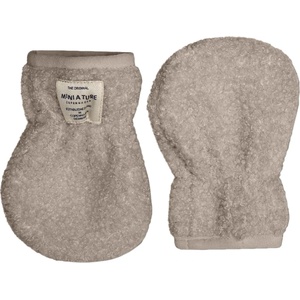 Mini A Ture Детски ръкавици Mini A Ture Kid's Matwolmer Teddyfleece Mittens Gloves - Grey Brown - размер 4-5 Years (202-7530-0116)