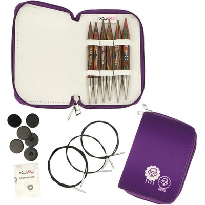 KnitPro Symfonie Chunky sada kruhových vyměnitelných jehlic 13cm – Zboží Mobilmania