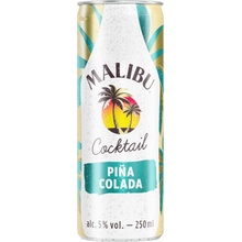 Malibu Coctail Pina Colada 5% 0,25 l (plech)