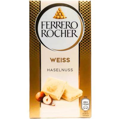 Ferrero Rocher bílá s ořechy 90 g