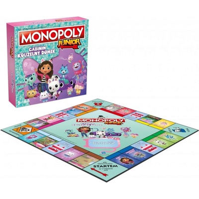 HASBRO Hra MONOPOLY Junior Gabbys Dollhouse *SPOLEČENSKÉ HRY* | 906524