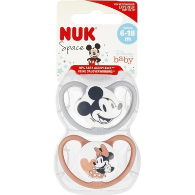 Nuk silikon savička Mickey 2ks šedá – Zboží Dáma