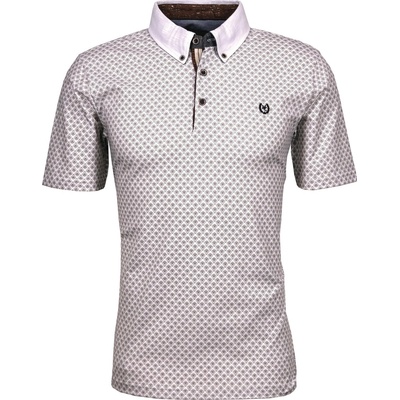 Pánska off-whitte polokošel'a button-down Monte Carlo