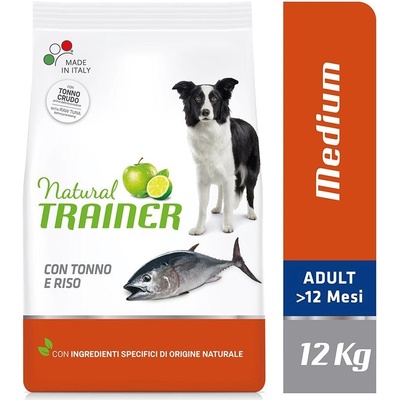 Natural Trainer Medium Adult tuňák a rýže 2 x 12 kg