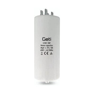 Kondenzátor rozběhový motorový 30uF 450V GETI GMC 30F