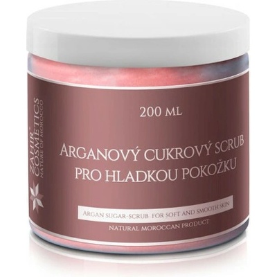 Zahir Cosmetics arganový cukrový scrub pro hladkou pokožku 200 ml