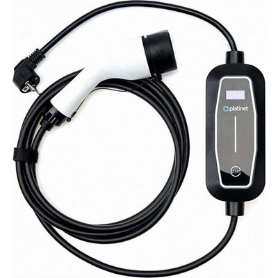 Platinet Cestovná nabíjacia stanica pre elektromobily EV/PHEV AC Typ 2 16A/265V 3,6 kW IP55 5 m EV_PPC16A37