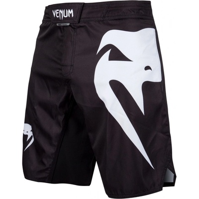 Venum MMA šortky light 3.0 black/white