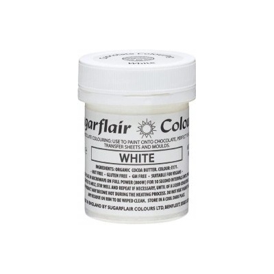 Sugarflair Barva do čokolády na bázi kakaového másla White 35 g